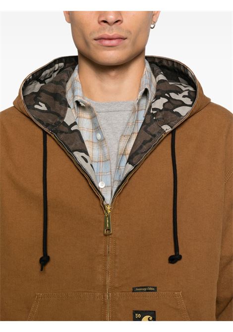 og active jacket 50th anniversary man brown and camo CARHARTT WIP | I0364123GK.02